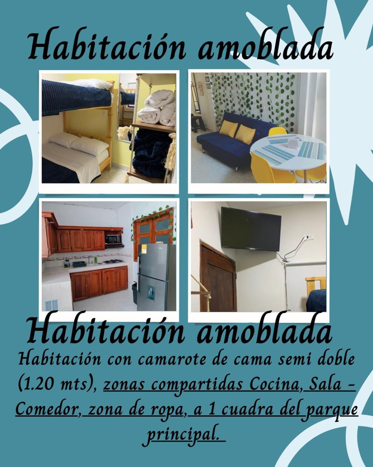 Confortable Habitacion En Apartamento Amoblado 贾丁 客房 照片